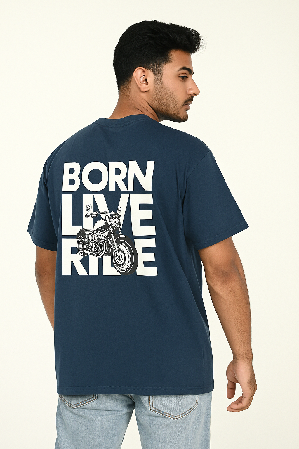 Born Live Ride tee – oversized graphic t-shirt for riders and streetwear lovers