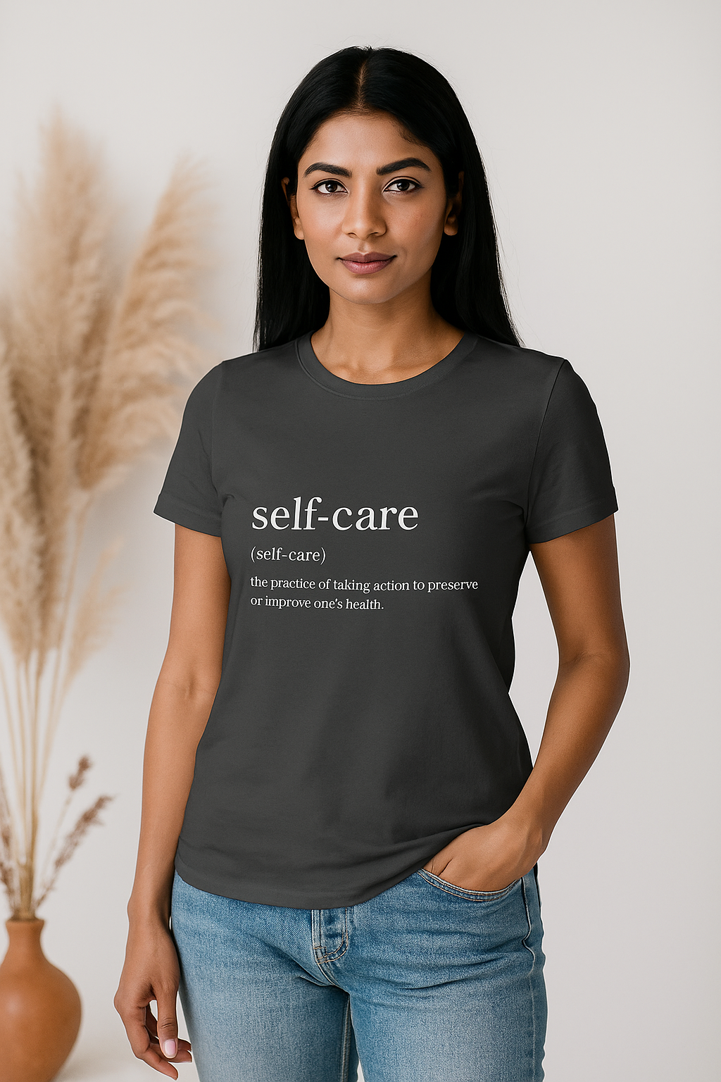 Self-Care Definition T-Shirt – Minimalist Wellness Wear - SoulSet.Store