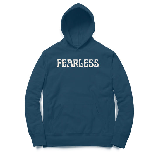 Front View - Fearless hoodie – bold statement oversized hoodie from SoulSet premium drop
